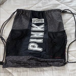 PINK drawstring bag